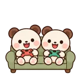Co-op Night sticker from Little Bear Laughs