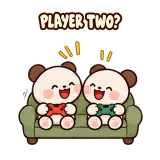 Co-op Night sticker from Little Bear Laughs