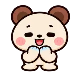 Freezing Hands · Brown Bear sticker from Express Yourself