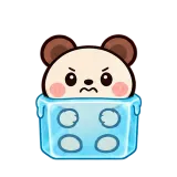 Ice Block · Brown Bear sticker from Express Yourself