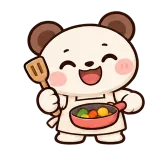 Dinner Time sticker from Little Bear Laughs