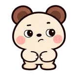 Side Eye · Brown Bear sticker from Express Yourself