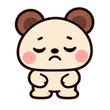Ugh · Brown Bear sticker from Express Yourself