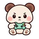 Gaming Break sticker from Little Bear Laughs