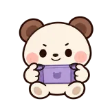 One More Game sticker from Little Bear Laughs