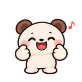 Happy Dance sticker from Little Bear Laughs