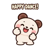Happy Dance sticker from Little Bear Laughs