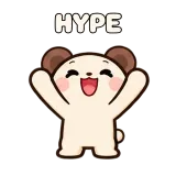 HYPE · Funny Bear sticker from Express Yourself