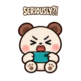 One HP Left sticker from Little Bear Laughs