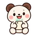 Texting You sticker from Little Bear Laughs