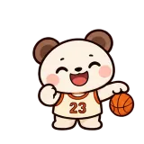Basketball Break sticker from Little Bear Laughs