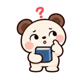 Uhhhh... sticker from Little Bear Laughs