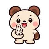 A Giant Little Friend sticker from Trending Picks
