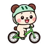Turbo Bear Ride sticker from Trending Picks