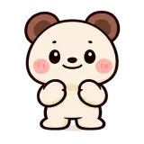 Push · Brown Bear sticker from Express Yourself