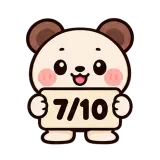 7/10 · Brown Bear sticker from Chat Signs