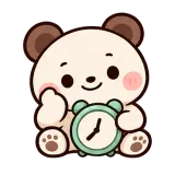 Still Waiting sticker from Little Bear Laughs