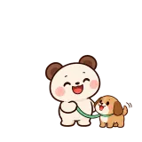 Walkies sticker from Little Bear Laughs