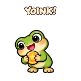 Yoink! · Coin Bandit sticker from Express Yourself