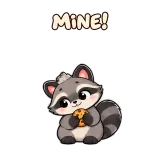 Mine! · Cookie Bandit sticker from Express Yourself