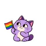 Proud Together · Drama Cat sticker from Express Yourself