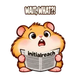 initialreach Reader · Snack Hamster sticker from Express Yourself