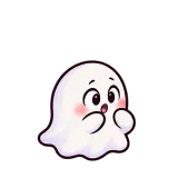 A Kiss for You · Soft Ghost sticker from Express Yourself