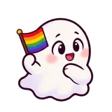Proud Together · Soft Ghost sticker from Express Yourself