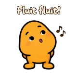 Fluit fluit! · Potato sticker from Chat Reactions