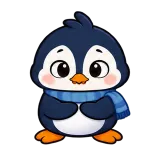 Brr, I'm Cold · Awkward Penguin sticker from Express Yourself