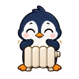 Home Heater · Awkward Penguin sticker from Express Yourself