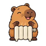 Home Heater · Capybara sticker from Express Yourself