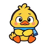 Brr, I'm Cold · Office Duck sticker from Express Yourself