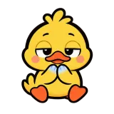 Freezing Hands · Office Duck sticker from Express Yourself