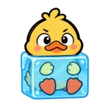 Ice Block · Office Duck sticker from Express Yourself