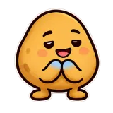 Freezing Hands · Potato sticker from Express Yourself