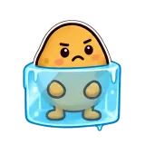 Ice Block · Potato sticker from Express Yourself