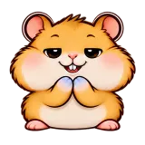 Freezing Hands · Snack Hamster sticker from Express Yourself
