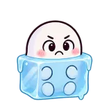 Ice Block · Soft Ghost sticker from Express Yourself