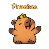Premium · Capybara sticker from Chat Reactions