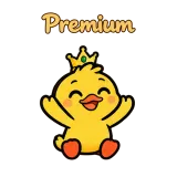 Premium · Office Duck sticker from Chat Reactions