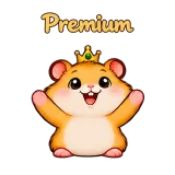 Premium · Snack Hamster sticker from Chat Reactions