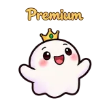 Premium · Soft Ghost sticker from Chat Reactions