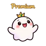 Premium · Soft Ghost sticker from Chat Reactions