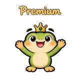 Premium · Tiny Frog sticker from Chat Reactions
