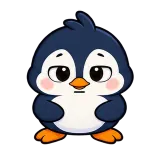 Rolling Eyes · Awkward Penguin sticker from Express Yourself