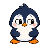 Side Eye · Awkward Penguin sticker from Express Yourself