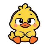 Rolling Eyes · Office Duck sticker from Express Yourself