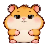Rolling Eyes · Snack Hamster sticker from Express Yourself