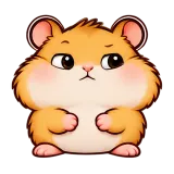 Side Eye · Snack Hamster sticker from Express Yourself